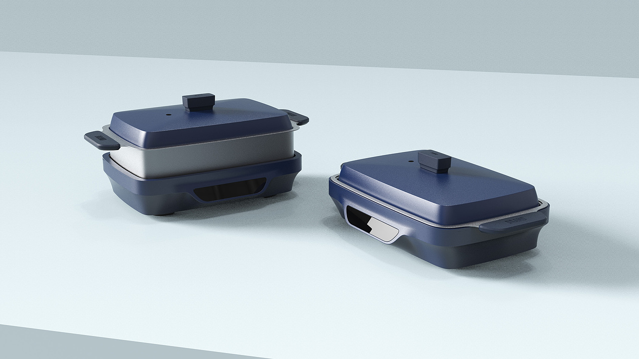 『异简工业』电煎锅案例分享（图ZMzgzMDU0NjAw） - 电子产品 - 站酷设计师异简工业设计原创素材 - 站酷ZCOOL