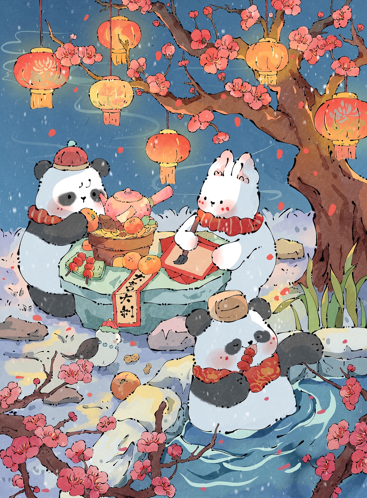 2024插画年终总结（图ZMzgzMDYxMDcy） - 商业插画 - 站酷设计师我昏古七了原创素材 - 站酷ZCOOL