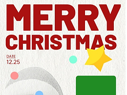 圣诞节海报