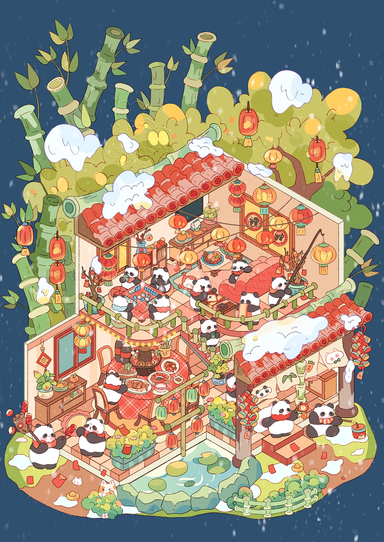 2024插画年终总结（图ZMzgzMDYxNDQ4） - 商业插画 - 站酷设计师我昏古七了原创素材 - 站酷ZCOOL