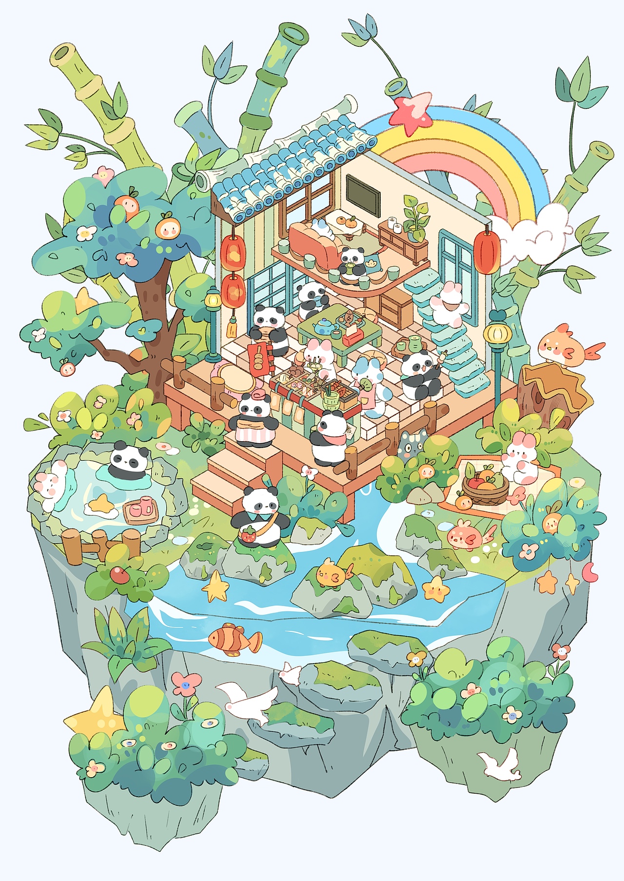2024插画年终总结（图ZMzgzMDYxNDYw） - 商业插画 - 站酷设计师我昏古七了原创素材 - 站酷ZCOOL