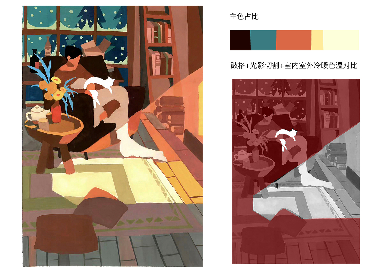 今晚要早睡|第二章（图ZMzgzMDYxNjQw） - 商业插画 - 站酷设计师洛洛洲原创素材 - 站酷ZCOOL