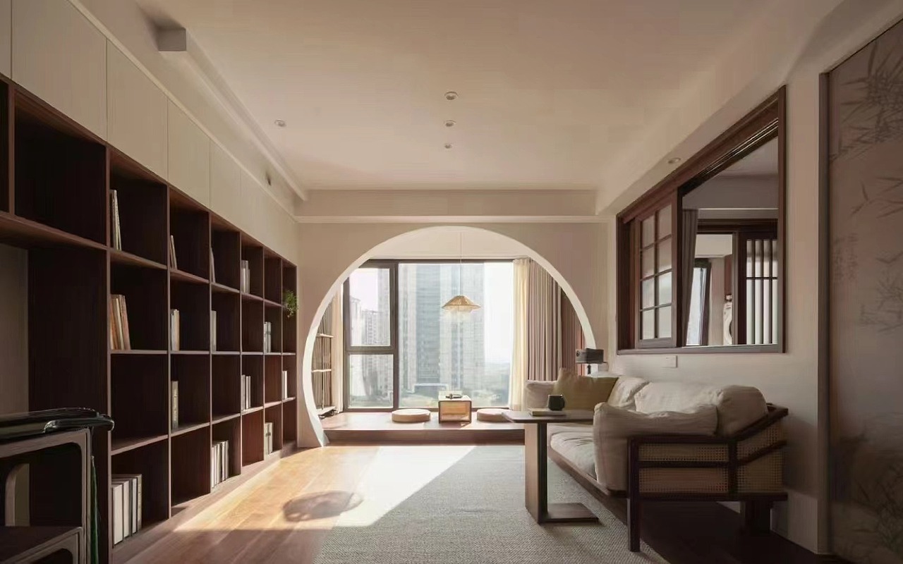 100平精装房改造，雅致禅意新中式（图ZMzgzMDcxNjgw） - 家装设计 - 站酷设计师吴瑶爱设计原创素材 - 站酷ZCOOL