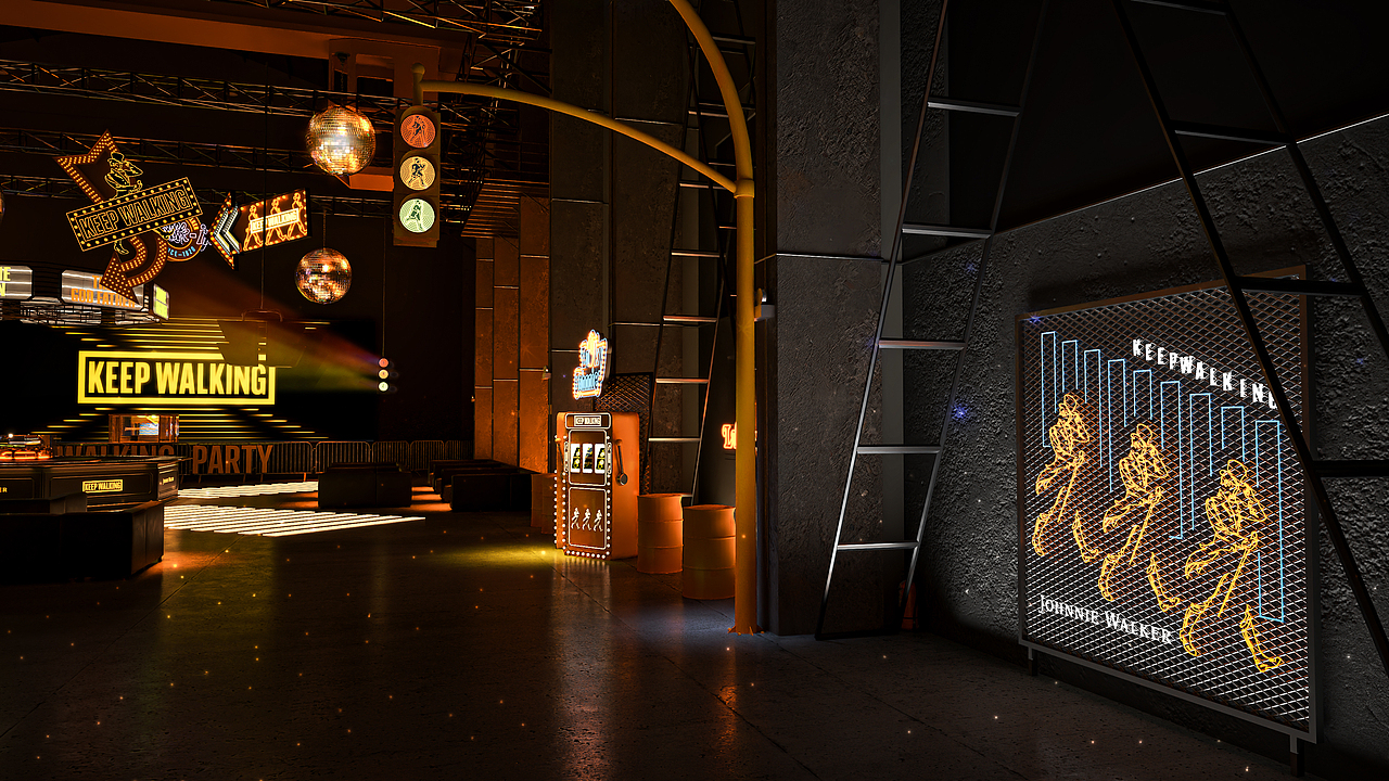 JOHNNIE WALKER——KEEP WALKING Party（图ZMzgzMDgxNjY4） - 场景 - 站酷设计师jeson1900原创素材 - 站酷ZCOOL