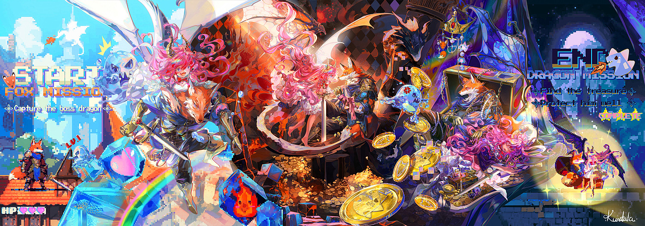 KUNATATA·2024年终总结（图ZMzgzMDg0NzY0） - 商业插画 - 站酷设计师KUNATATA原创素材 - 站酷ZCOOL