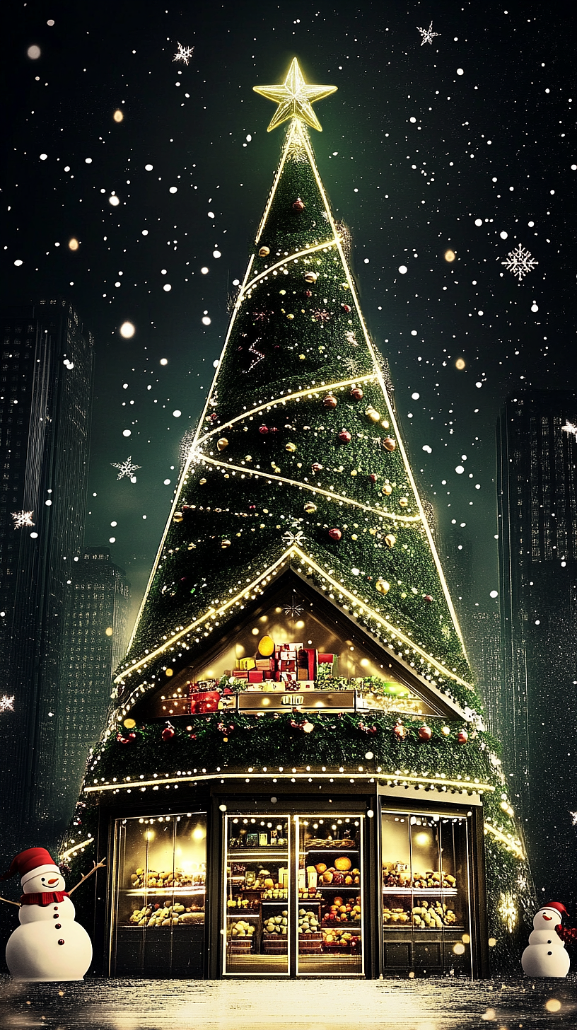 圣诞🎄（图ZMzgzMDg4MDE2） - 商业插画 - 站酷设计师人间欢喜客原创素材 - 站酷ZCOOL