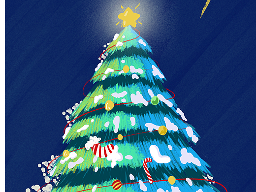 圣诞树习作
