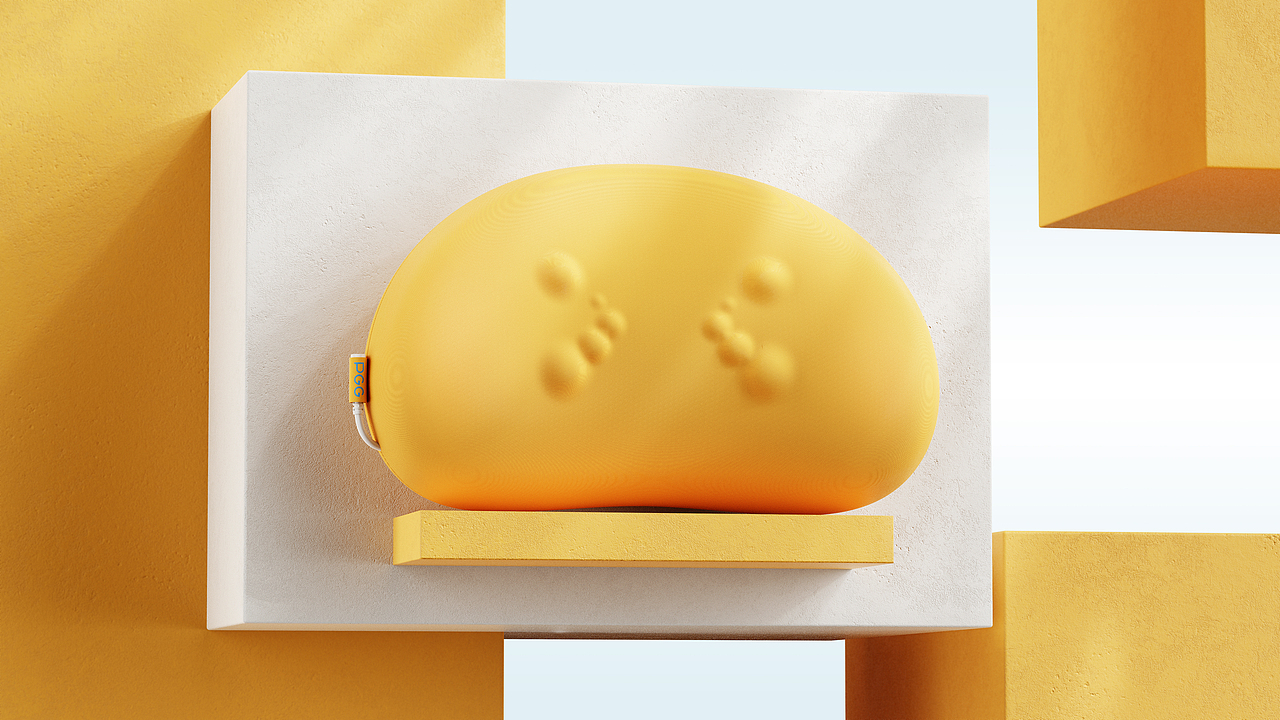 PGG X 黑子设计 I 软糖腰部按摩仪