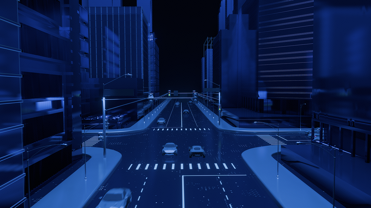 城市交通路口建模（图ZMzgzMDk2MTU2） - 场景 - 站酷设计师文keven文原创素材 - 站酷ZCOOL