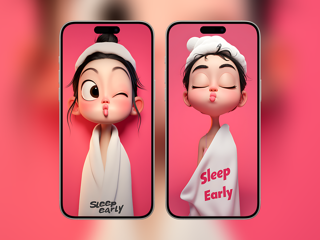 超可愛3D女生（圖ZMzgzMDk3MzQw） - AI作品 - 站酷設(shè)計師Sia_R原創(chuàng)素材 - 站酷ZCOOL