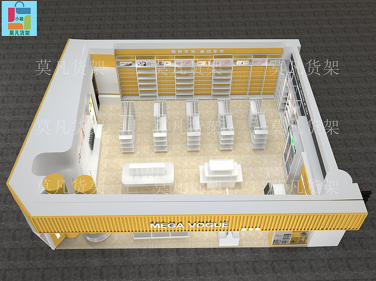 潮流精品百货店道具展厅可看-莫凡货架免费设计效果图（图ZMzgzMTAwOTky） - 其他 - 站酷设计师莫凡2580原创素材 - 站酷ZCOOL
