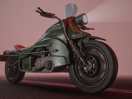 是军绿sai的小摩托车