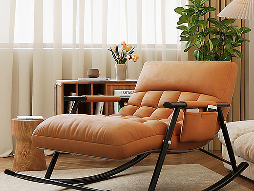 奶油風躺椅---家具渲染（個人主頁-ZNzExMTE2MjQ=） - 產(chǎn)品 - 站酷設(shè)計師星熠原創(chuàng)設(shè)計原創(chuàng)素材 - 站酷ZCOOL