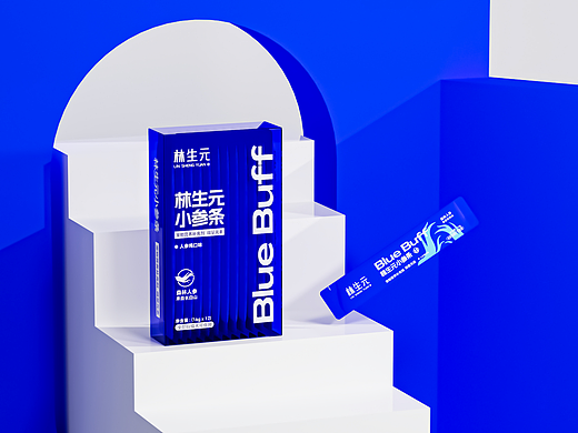 林生元 X Blue Buff能量加满丨宠物猫条包装设计