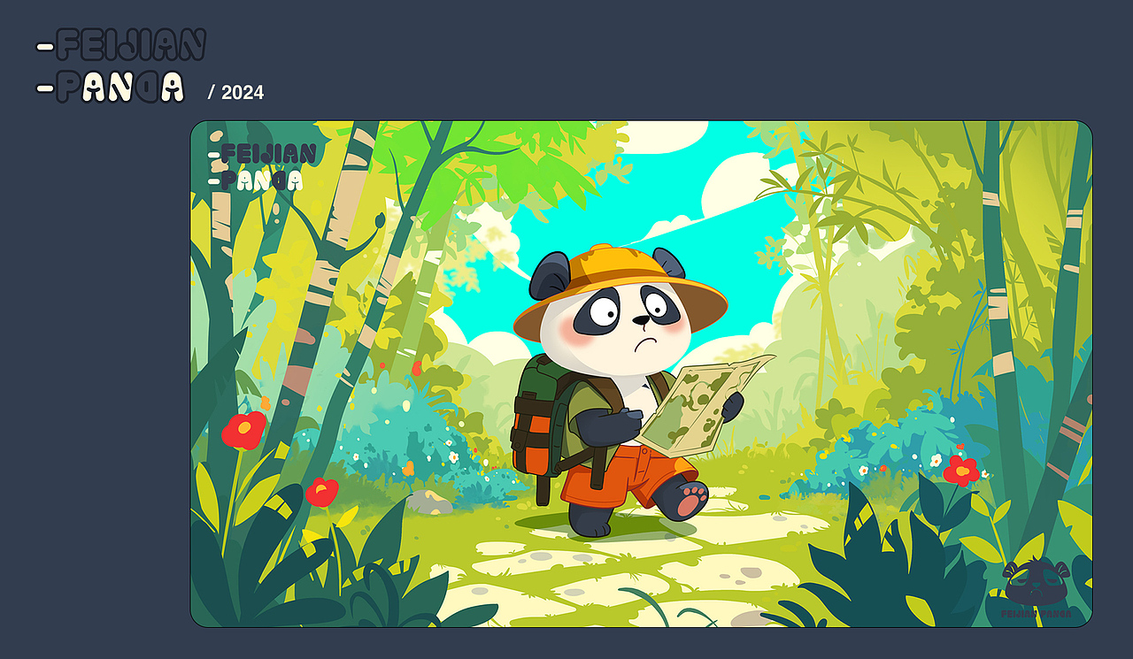 耶耶熊猫-肥健 熊猫IP/动态表情包