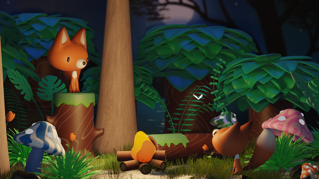 小狐狸篝火晚会