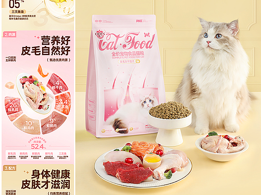宠物食品\猫粮\零食详情页视觉x2