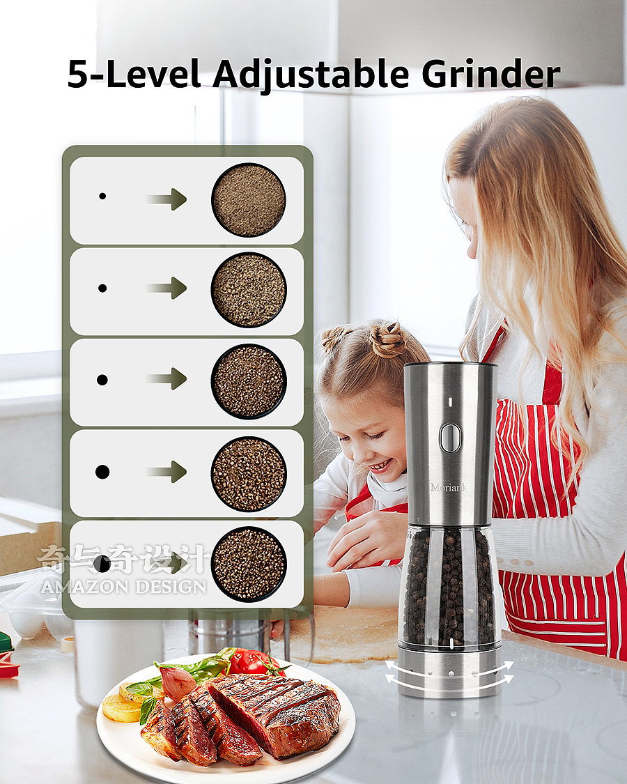 亚马逊跨境电商选品参考 产品主图设计案例 研磨器