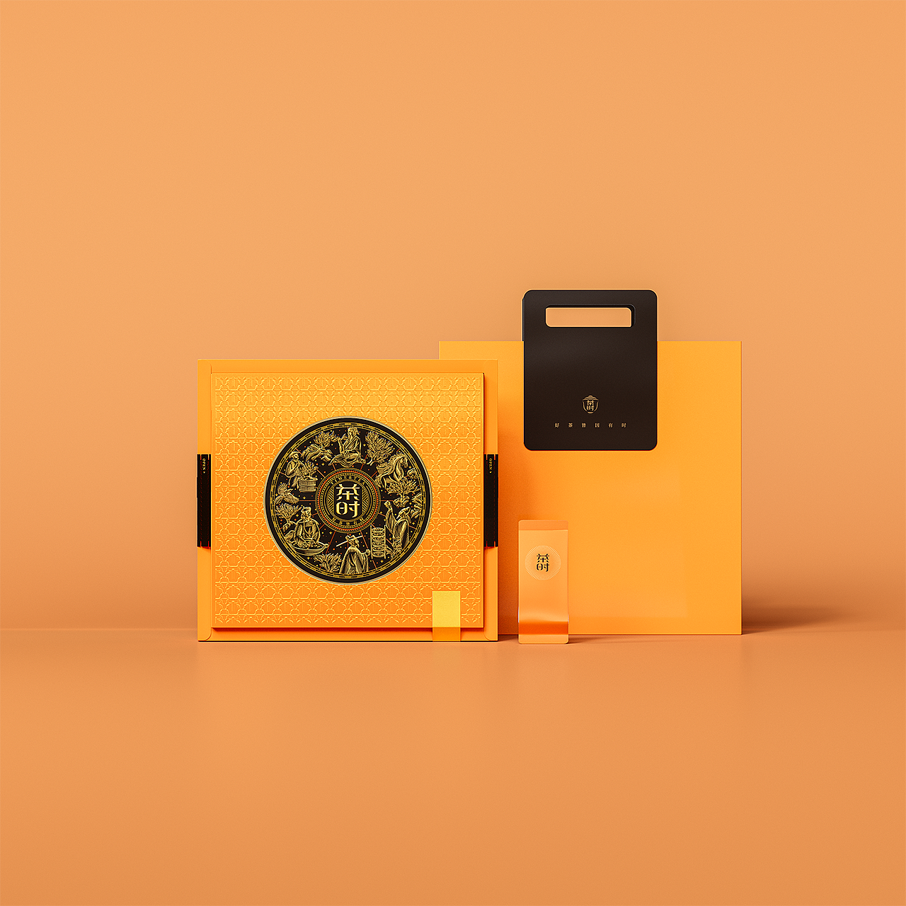 《茶时》创意定制茶叶包装设计（图ZMzgzMTQ3ODAw） - 包装 - 站酷设计师琢创意爆品茶设计原创素材 - 站酷ZCOOL