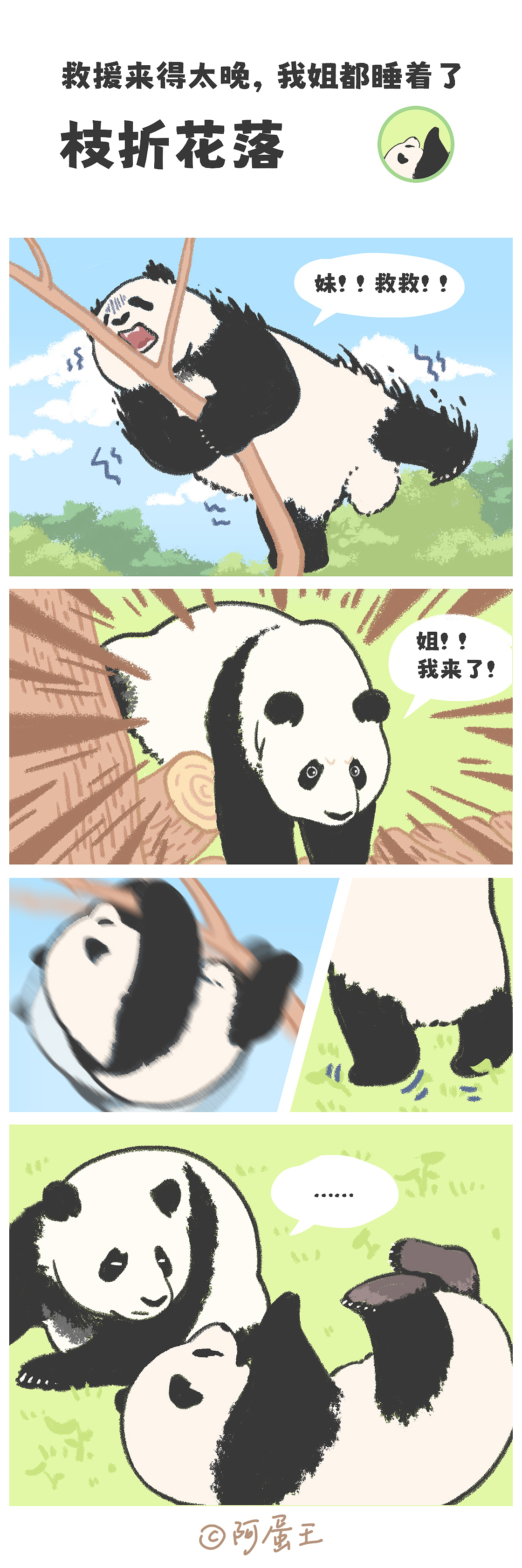 【原创】花花熊猫漫画（二）（图ZMzgzMTQ4NTQ4） - 短篇/格漫 - 站酷设计师雨里原创素材 - 站酷ZCOOL