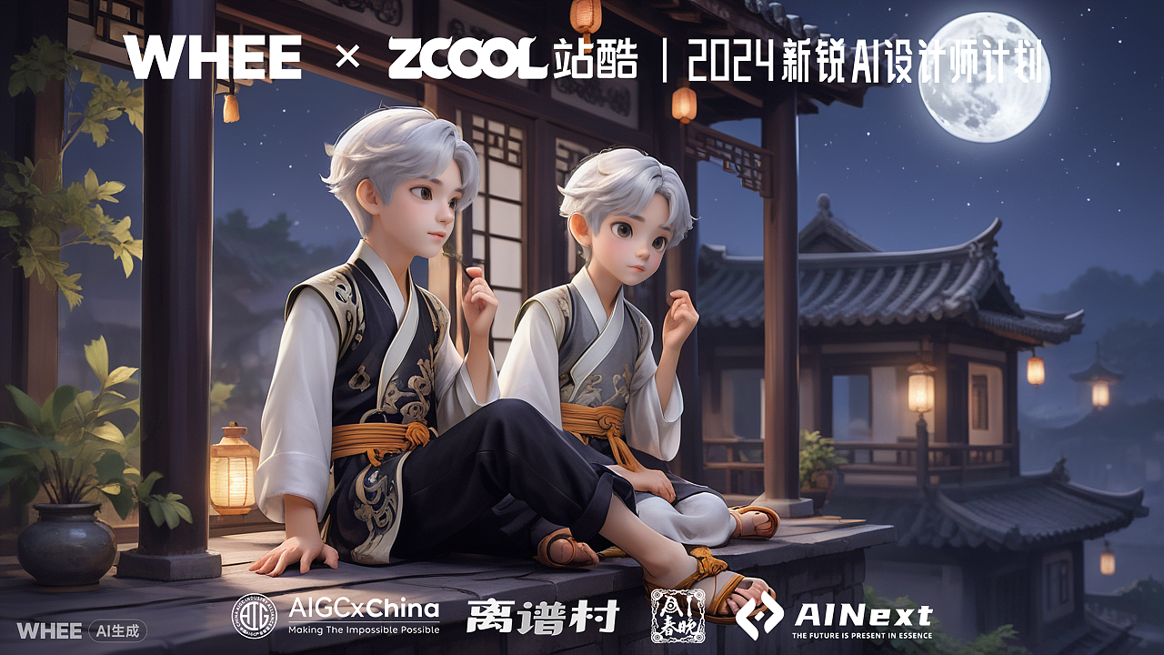 我的AI平行世界| 墨白IP形象定制系列作品（图ZMzgzMTUzNzYw） - AI作品 - 站酷设计师枕边情书原创素材 - 站酷ZCOOL