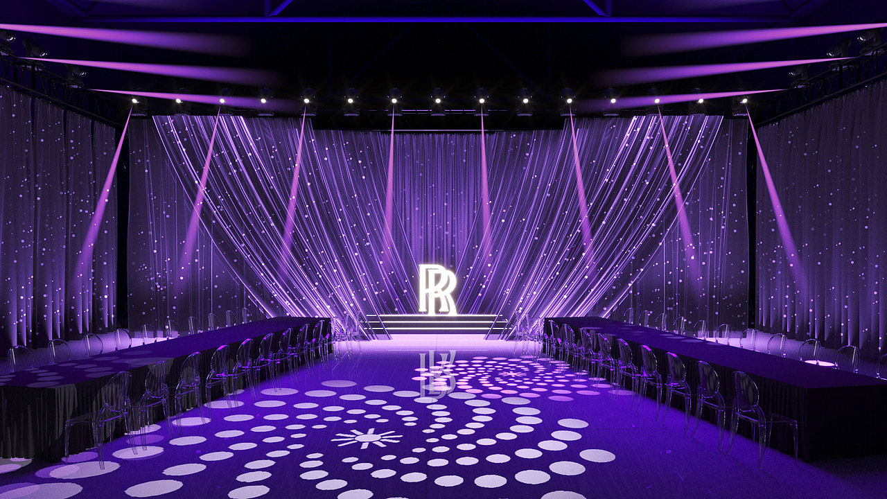 RR/莱斯莱斯客户晚宴效果图/设计分享
