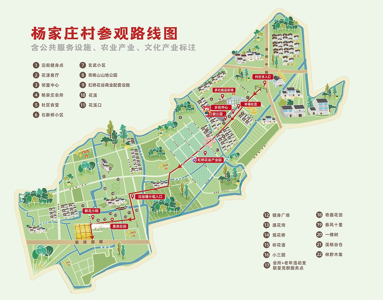 近期做的一些手绘地图作品分享