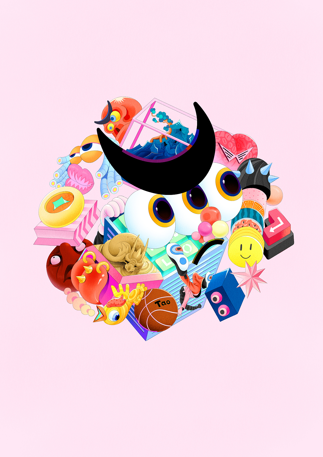 2024仙桃部分创作及商业作品总结（图ZMzgzMTU0MDU2） - 商业插画 - 站酷设计师曾仙桃原创素材 - 站酷ZCOOL