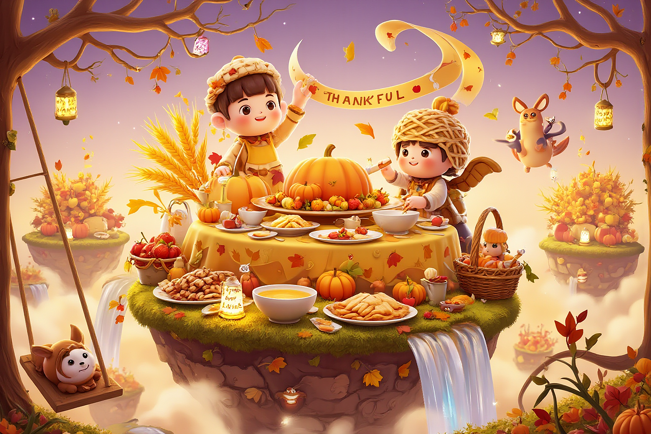 感恩节海报（图ZMzgzMTU2MjQw） - 海报 - 站酷设计师隔壁家的苏蜀黍原创素材 - 站酷ZCOOL