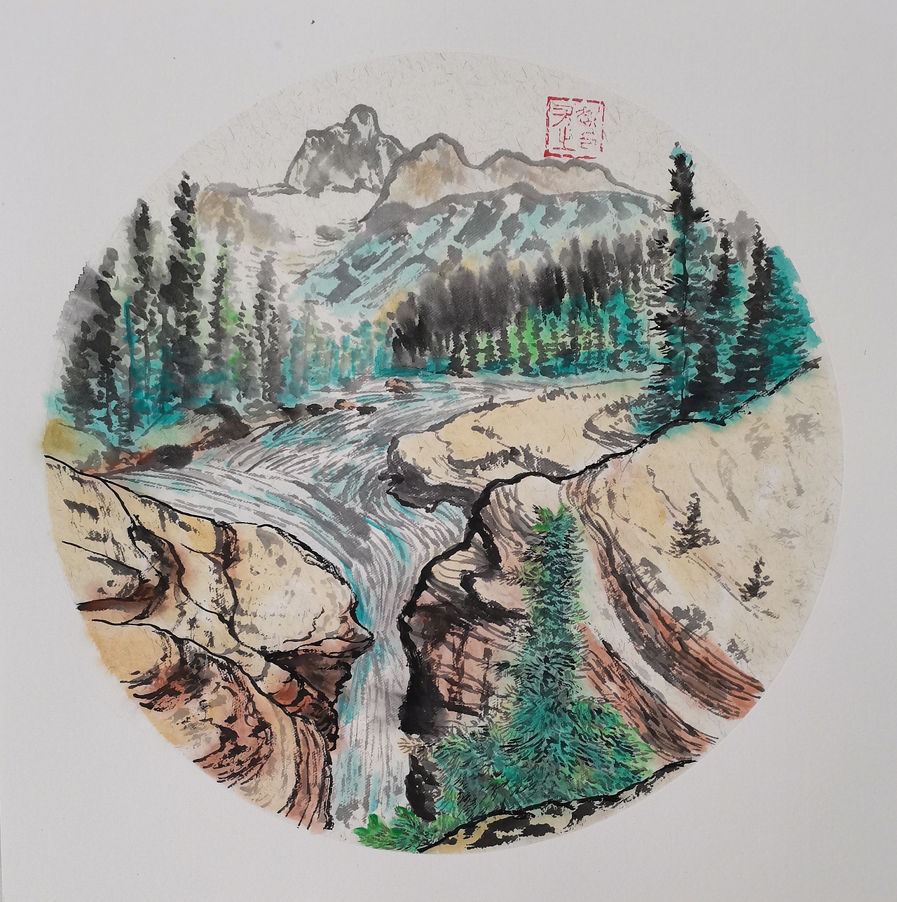 2020年国画作品-21~40（图ZMzgzMTU4MzAw） - 绘画 - 站酷设计师小尤说画原创素材 - 站酷ZCOOL