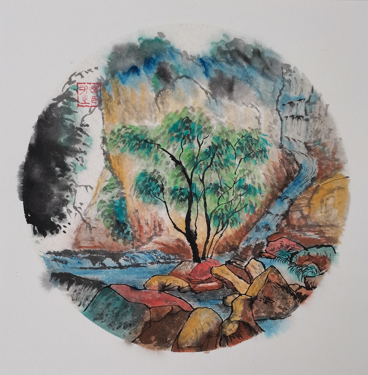 2020年国画作品-61~80（图ZMzgzMTU5MzE2） - 绘画 - 站酷设计师小尤说画原创素材 - 站酷ZCOOL