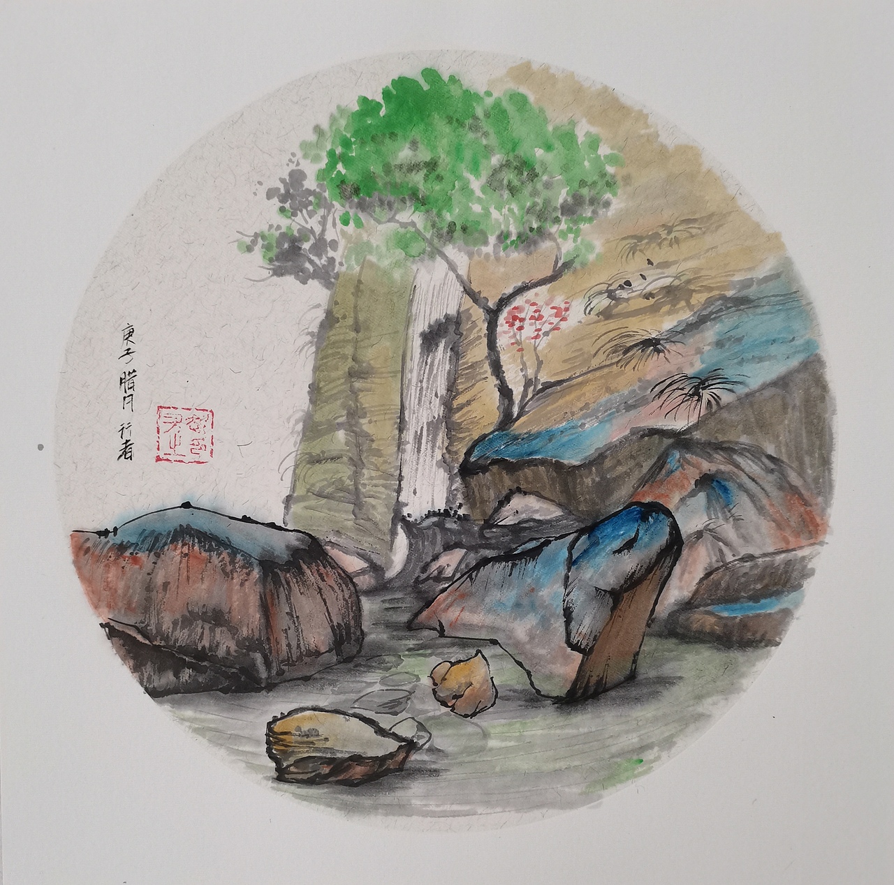 2020年国画作品-61~80（图ZMzgzMTU5MzA4） - 绘画 - 站酷设计师小尤说画原创素材 - 站酷ZCOOL