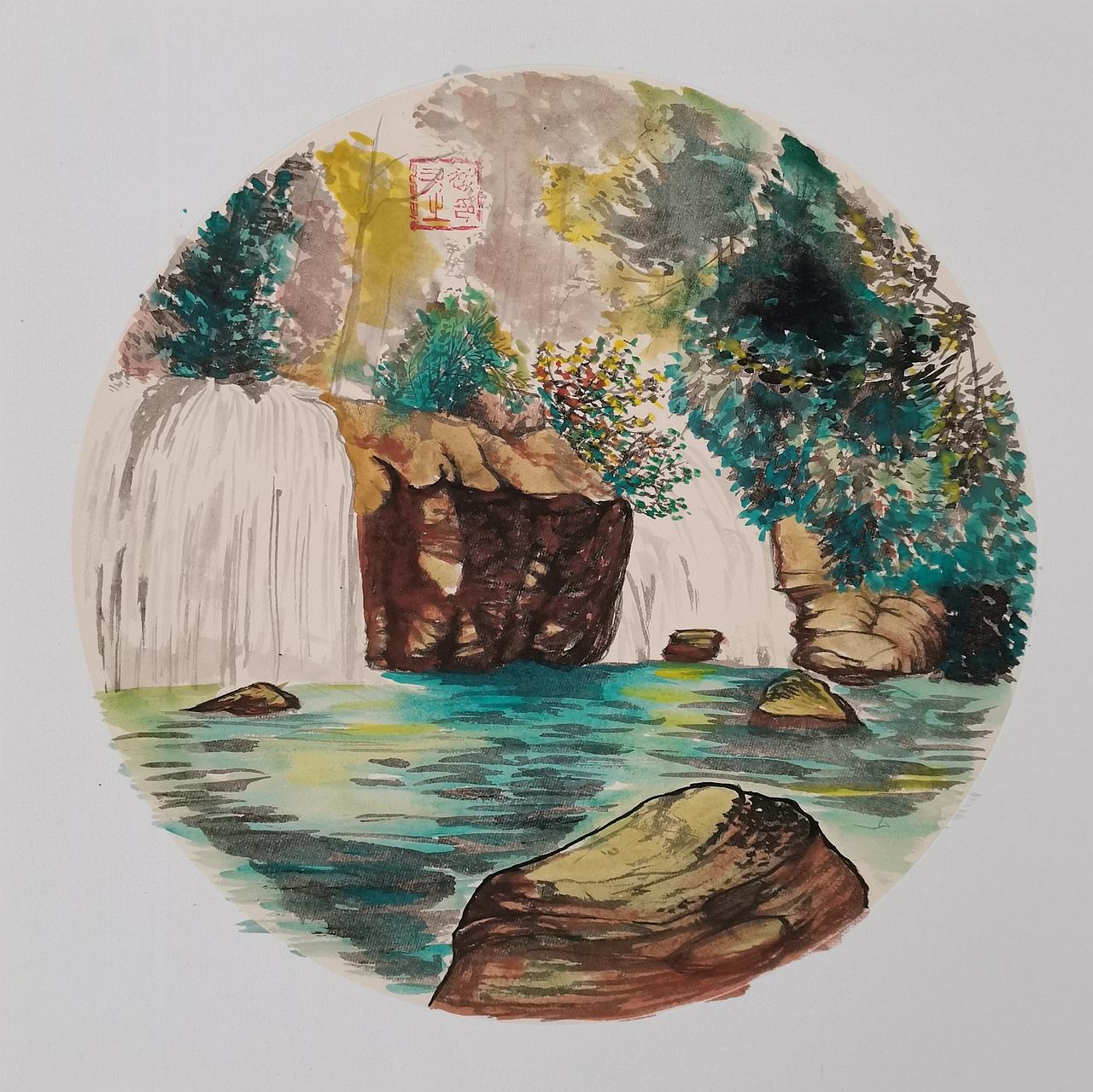 2020年国画作品-81~99（图ZMzgzMTU5ODcy） - 绘画 - 站酷设计师小尤说画原创素材 - 站酷ZCOOL