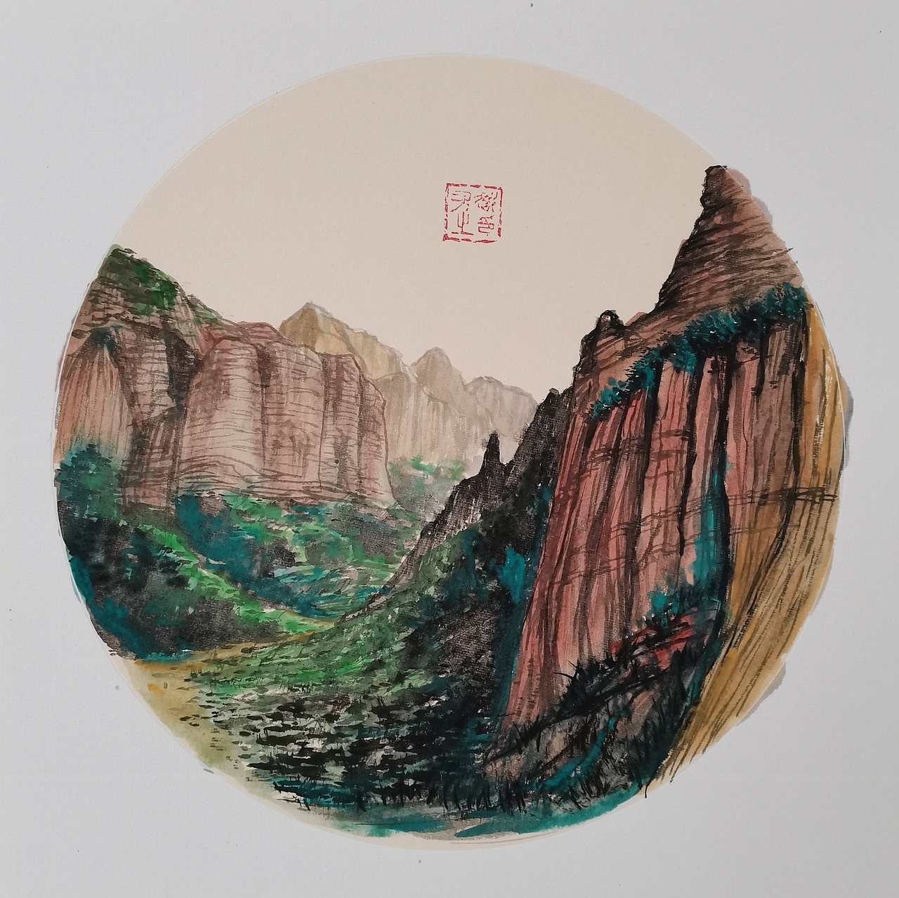 2020年国画作品-81~99（图ZMzgzMTU5ODgw） - 绘画 - 站酷设计师小尤说画原创素材 - 站酷ZCOOL