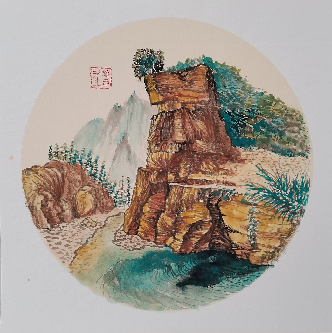 2020年国画作品-81~99（图ZMzgzMTU5ODg4） - 绘画 - 站酷设计师小尤说画原创素材 - 站酷ZCOOL