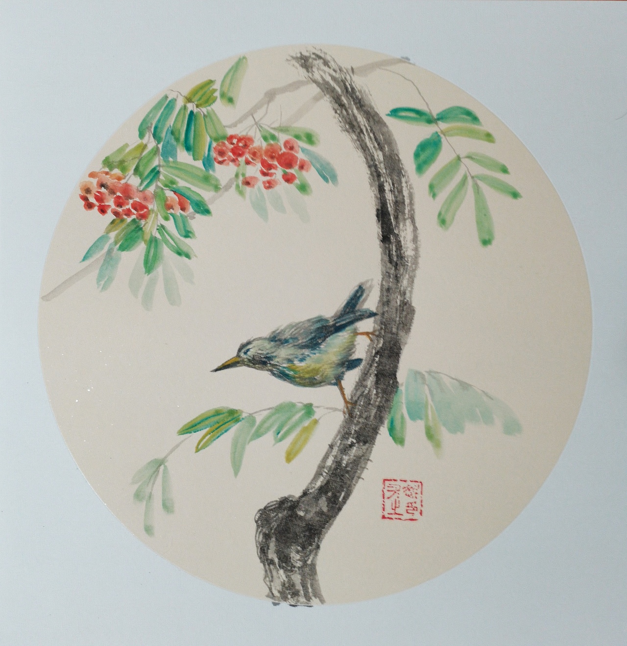 2020年国画作品-81~99（图ZMzgzMTU5OTA4） - 绘画 - 站酷设计师小尤说画原创素材 - 站酷ZCOOL