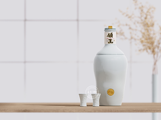 【领匠 x 古一设计】秋渡酱香型白酒瓶型礼盒包装设计