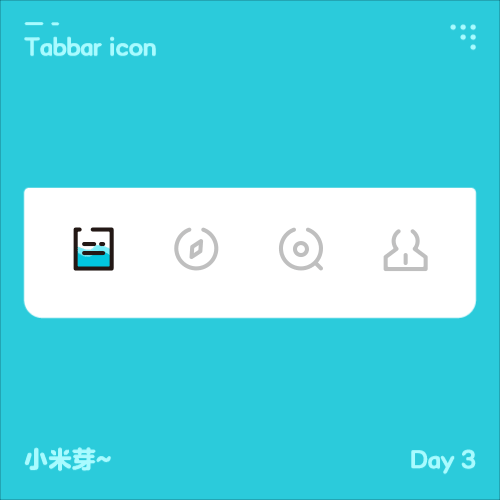 tabbar动效打卡Day3（图ZMzgzMTYyOTMy） - 动效设计 - 站酷设计师小米芽miya原创素材 - 站酷ZCOOL