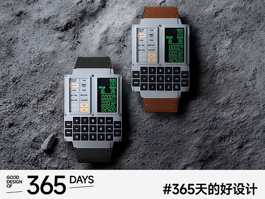 让科幻迷尖叫的“月球腕表”，太硬核了！| 365天的好设计NO.3