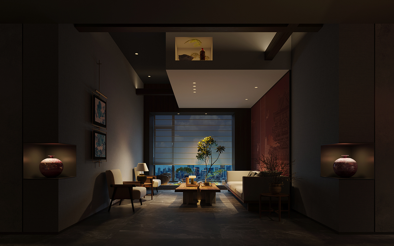工装酒店餐饮——长沙佐尚视觉（图ZMzgzMTcxNTU2） - 商业空间设计 - 站酷设计师佐尚效果图官方原创素材 - 站酷ZCOOL