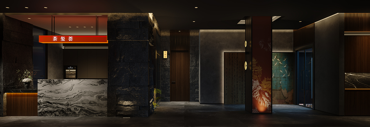 工装酒店餐饮——长沙佐尚视觉（图ZMzgzMTcxNTUy） - 商业空间设计 - 站酷设计师佐尚效果图官方原创素材 - 站酷ZCOOL