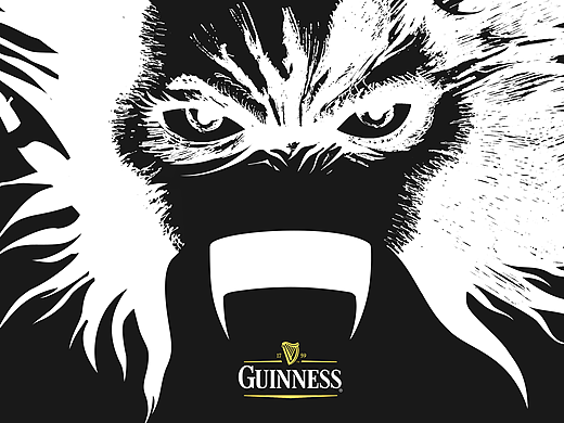 Guinness 商业海报设计