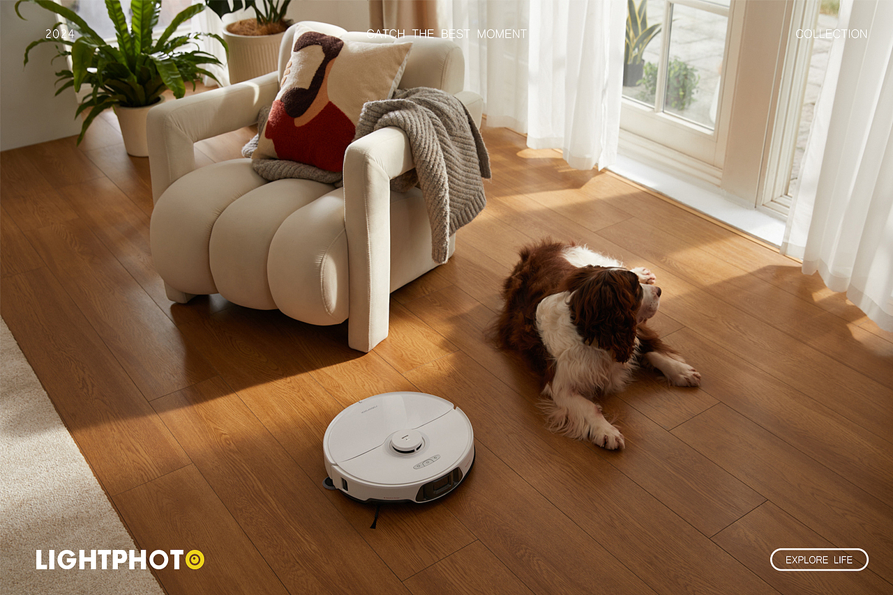 24年精选产品环境图（上）-扫地机器人（图ZMzgzMTk0NDY4） - 产品摄影 - 站酷设计师LIGHTPHOTO原创素材 - 站酷ZCOOL