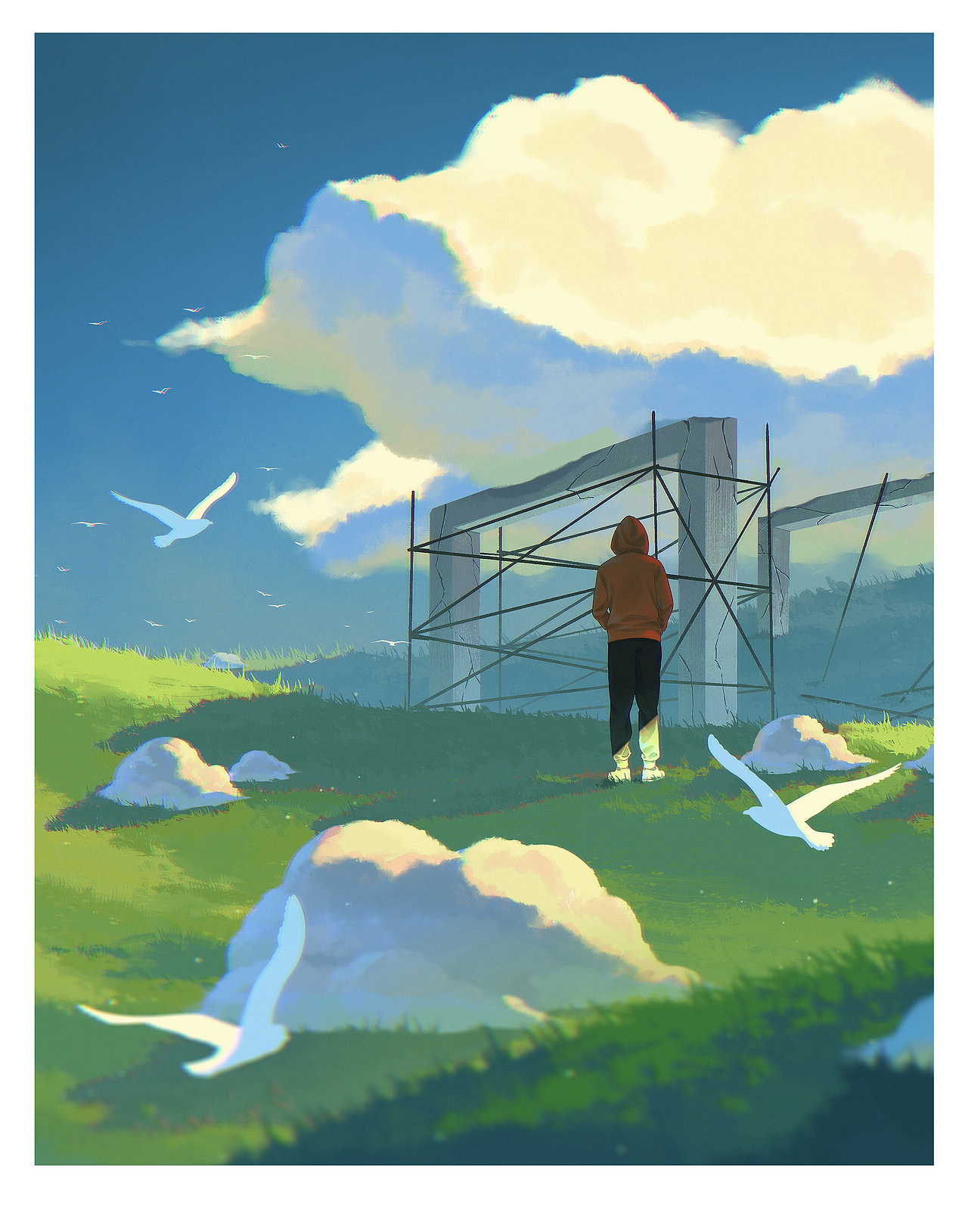 2024 天塌了年终总结（图ZMzgzMTk1MzEy） - 创作习作 - 站酷设计师虎子HZ原创素材 - 站酷ZCOOL
