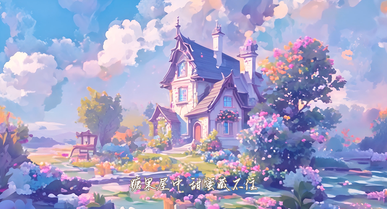 AIGC视频案例:《童梦序章》油画风MV制作