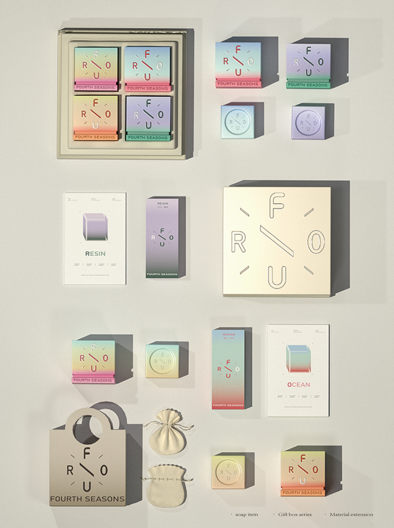 FOURTH SEASONS香皂品牌包装设计