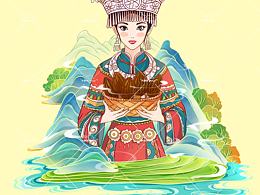 插畫-包裝設(shè)計-羊肚菌