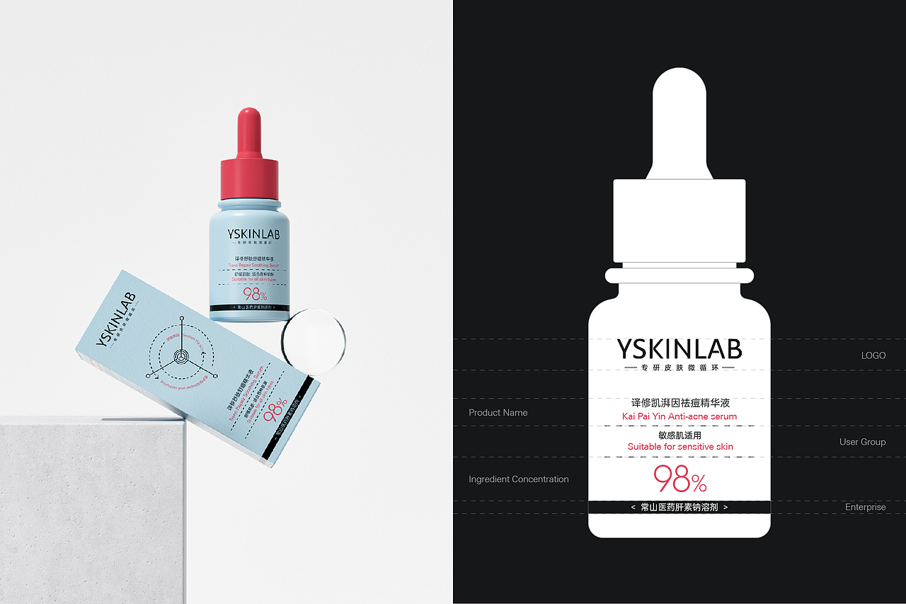 YSKINLAB | 品牌视觉设计 | AOX Lab（图ZMzgzMjA3Mjg4） - 包装 - 站酷设计师AOX凹形原创素材 - 站酷ZCOOL