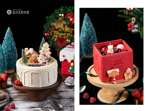 新年蛋糕🍰｜圣诞蛋糕｜高端甜品图片拍摄