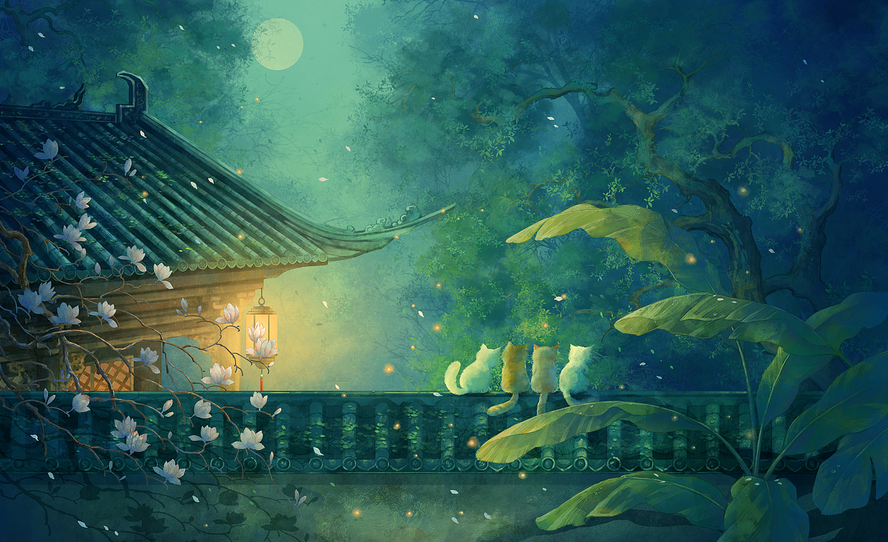 古风插画（图ZMzgzMjEwMTIw） - 艺术插画 - 站酷设计师俊逸水彩原创素材 - 站酷ZCOOL